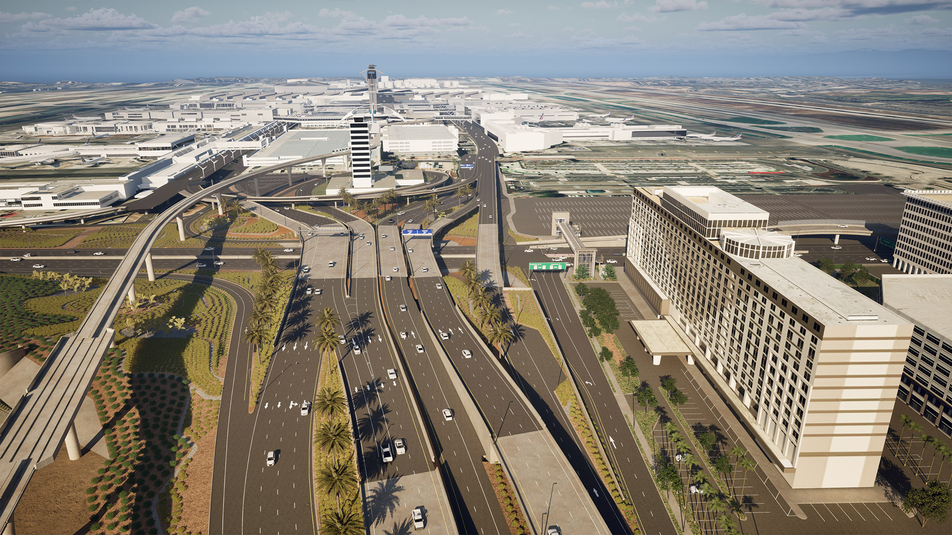 ATMP Roadways Facing West